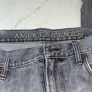 Grayish black American eagle jeans